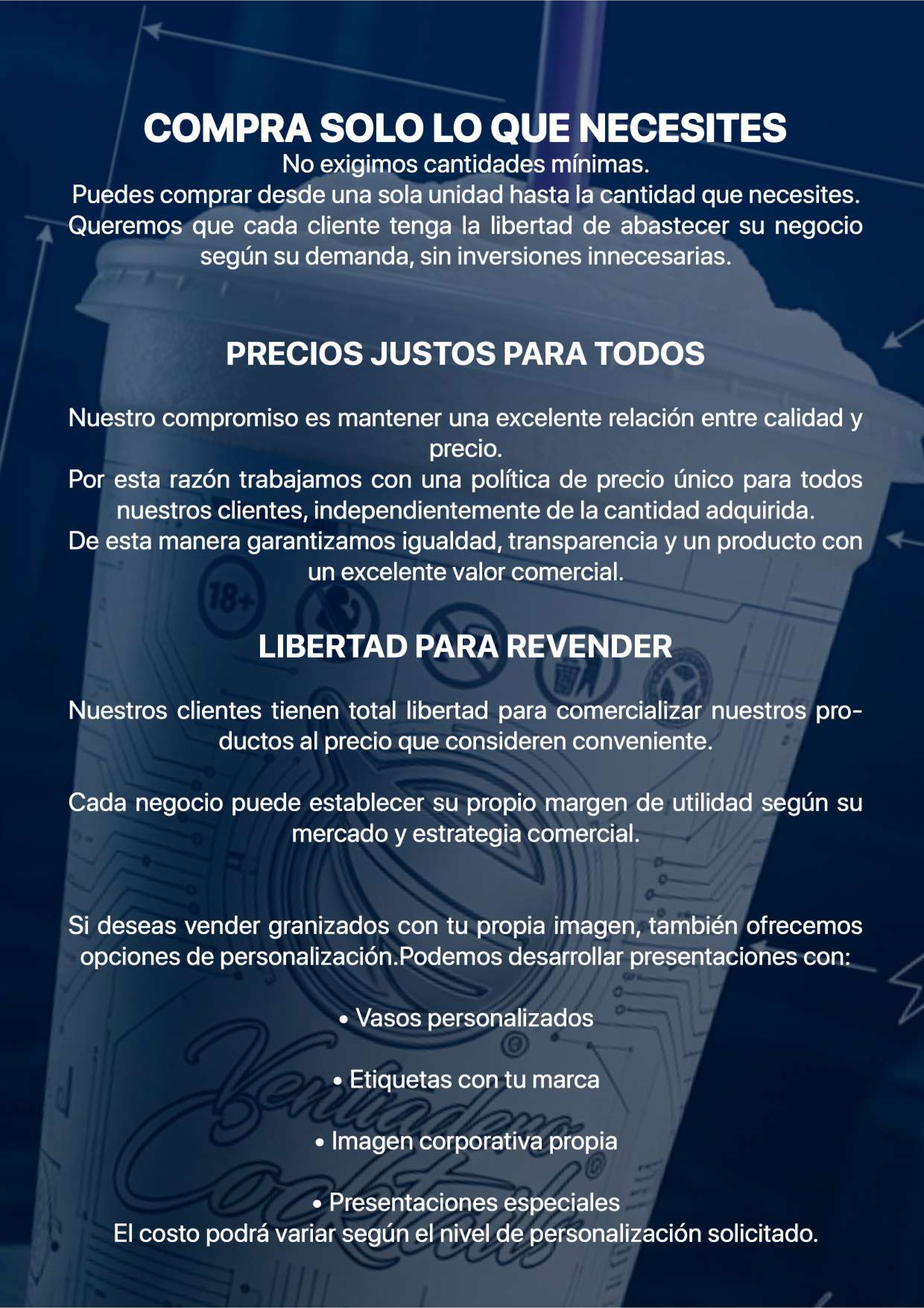 Contacto y Personalización